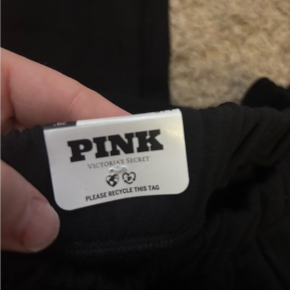 PINK Victoria's Secret Black Kids Joggers - Picture 3 of 6
